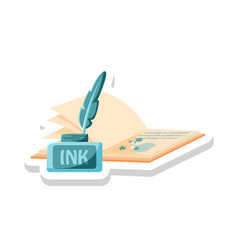 Ink Book Sticker