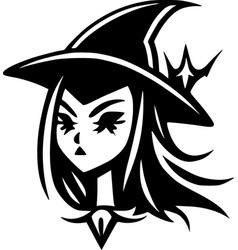 Witch - Minimalist And Flat Logo