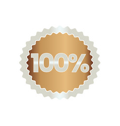 100 Percent Badge Icon