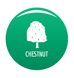 Chestnut Tree Icon Green