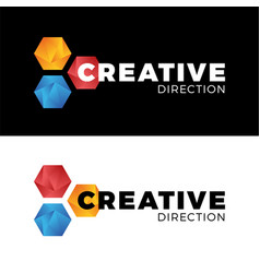 Creative Three Hexagon Honeycomb Comet Logo