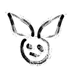 Rabbit Killer Ink Art Logo