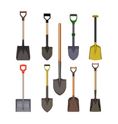 Shovel Tool Set Cartoon