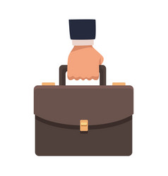 Hand With Portfolio Briefcase