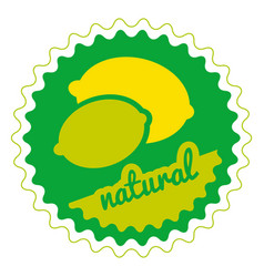 Lemon Natural Circle Badge