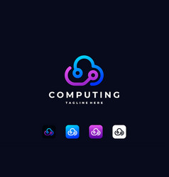 Cloud Tech Logo Computing Logo