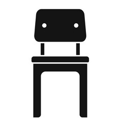 Kid Outdoor Chair Icon Simple Park Plan