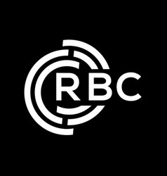 Rbc Letter Logo Design Monogram Initials