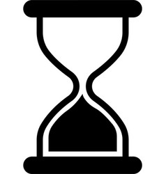 Hourglass Timer Icon In Trendy Flat Design Symbol