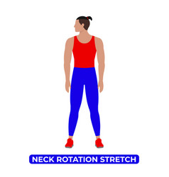 Man Doing Neck Rotation Stretch