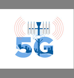 5g Tower Health Risk Radiation Concept Isolated