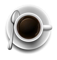 A Topview Of Cup Of Coffee