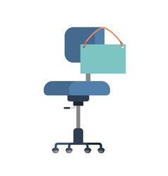 Chair With Poster Hanging Icon