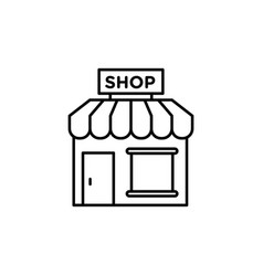 Local Store Icon Set Small Business Shop Symbol