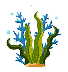 Blue And Green Sea Plants