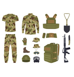 Equipment Of A Military Serviceman Combat