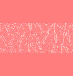 Pink Abstract Background With Delicate Leaves