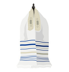 Jewish Tallit With Decorations