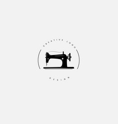 Vintage Tailor Machine Logo Design