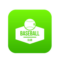 Baseball Icon Green