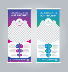 Medical Roll Up Banner Stand Template