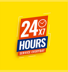 Open Service Available For 24 Hours And 7 Days