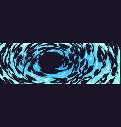 Blue Fire Effect Cartoon Water Comics Background