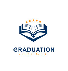 College Graduate Campus Education Logo Design