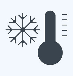 Icon Cold Related To Air Conditioning Symbol