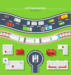 City Navigation Top View