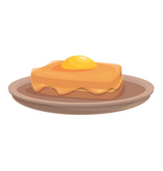 Egg Sandwich Icon Cartoon Portugal Food