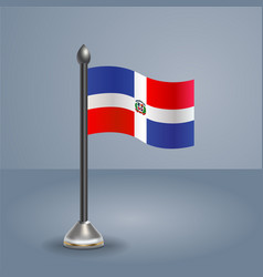 State Table Flag Of Dominican Republic