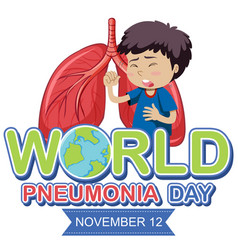 World Pneumonia Day Logo Design