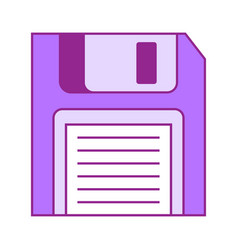 Floppy Disk Icon Y2k Style