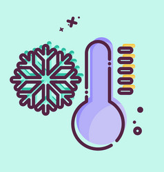 Icon Cold Related To Air Conditioning Symbol Mbe