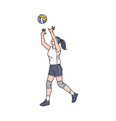 Women Volleyball Player Character