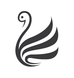 Swan Icon Template