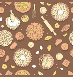 Kitchenware For Baking Pies Pattern