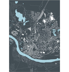 Map Of The City Of Daugavpils Latvia