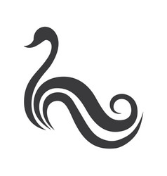 Swan Icon Template