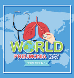 World Pneumonia Day Logo Design