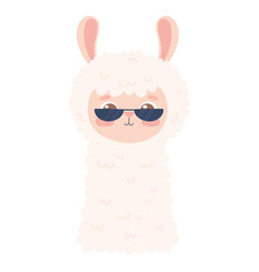 Cute Llama With Sunglasses