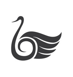 Swan Icon Template