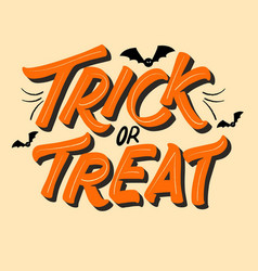 Trick Treat Lettering Design