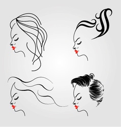 Women With Different Hairstyles