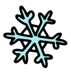 Doodle Christmas Snowflake Hand Drawn Xmas Snow