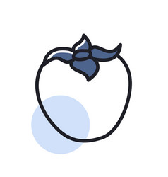 Persimmon Kaki Or Sharon Fruit Icon