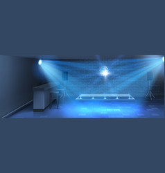 Interior Background With Empty Dance Floor