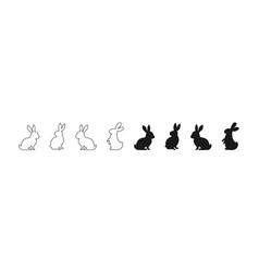 Bunny Easter Silhouette Rabbit