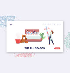 Flu Season Landing Page Template Ill Family Sit